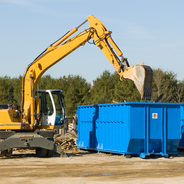 what kind of customer support is available for residential dumpster rentals in Acme